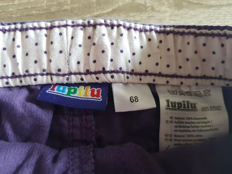 Kalhoty na mimi vel. 68, lupilu,68