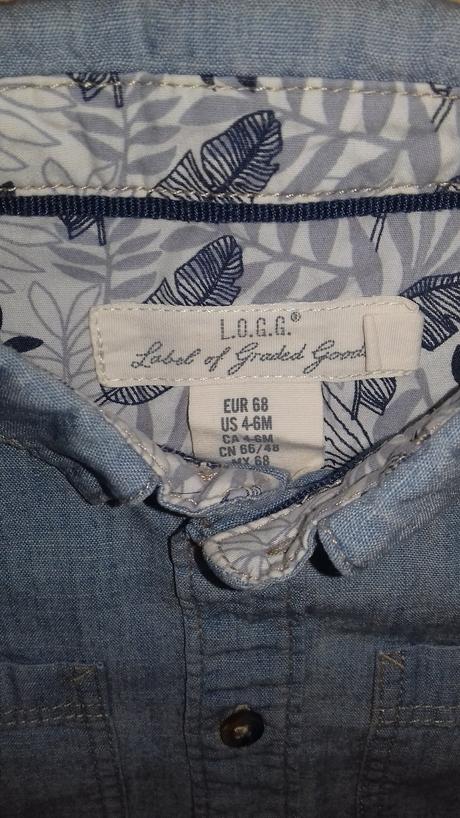 Džínová košile zn. h&m, h&m,68