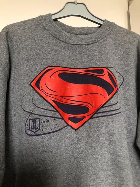 Šedá mikina superman, 152