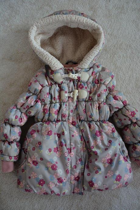 Zimní kytičkovaná bunda, george,110