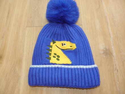 Chlapecká zimní čepice podšitá fleecem vel.116/128, 122