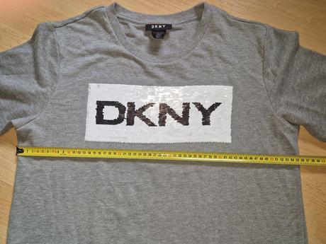 Mikina šedá měnící nápis dkny, dkny,m