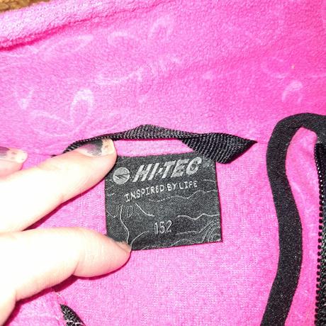 Hi-tec značková růžová mikina 152, hi-tec,152