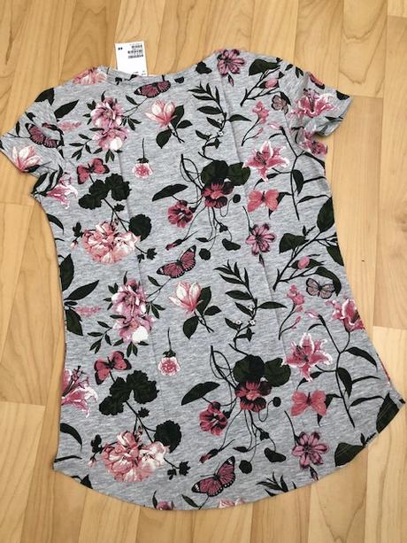 Tríčo s kytičkama, h&m,170
