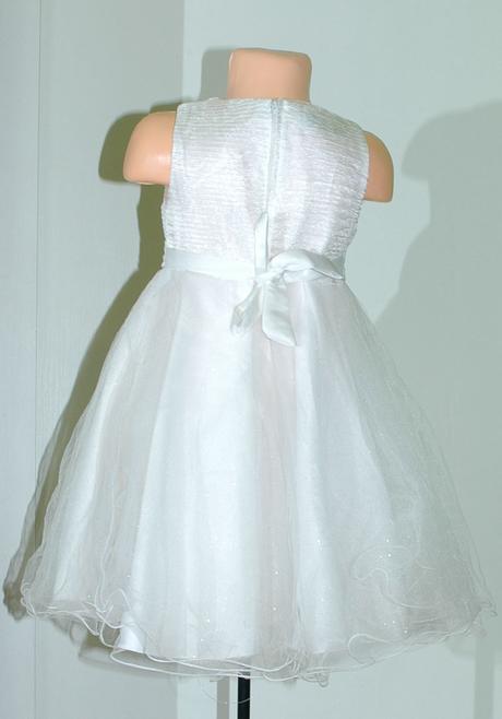 Slavnostní společenské tylové šaty družička - vada, 110