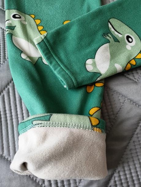 Zateplený set dinosaury, 128/134, 128