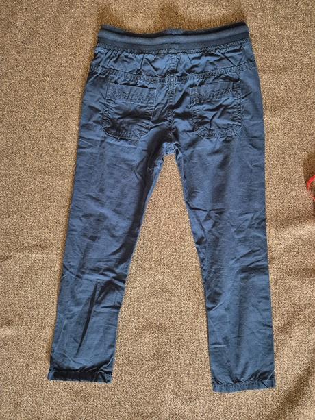 Dětské plátěné kalhoty marks&spencer vel. 122, marks & spencer,122