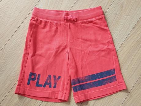 Šortky kraťasy benetton - červené-play v. 130, benetton,128