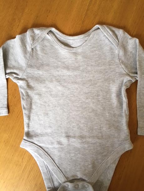 Šedé body dl.rukáv vel.9-12m, f&f,80
