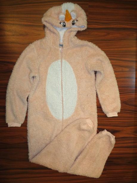 Kouzelný zlatohnědý overal jednorožec 134/140, pepperts,134