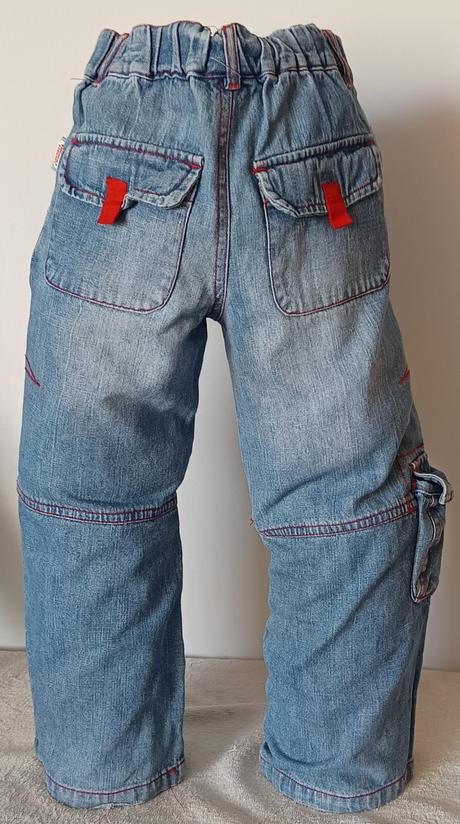 Bunda + džínové kalhoty mašinka tomáš, 98