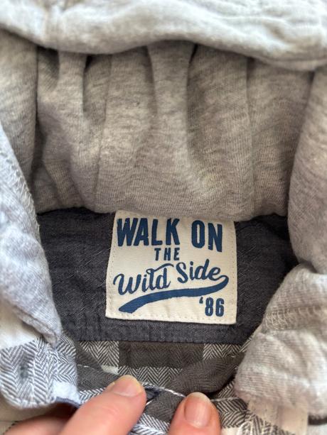 Košile flanelová s kapucí - v.12/18 měs., 86