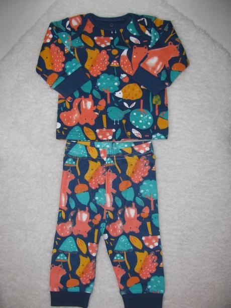 Kojenecké dvoudílné pyžamko se zvířátky v.1-3 měs., mothercare,62