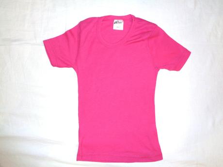 Krásné sytě růžové řádkované tričko, alive,116
