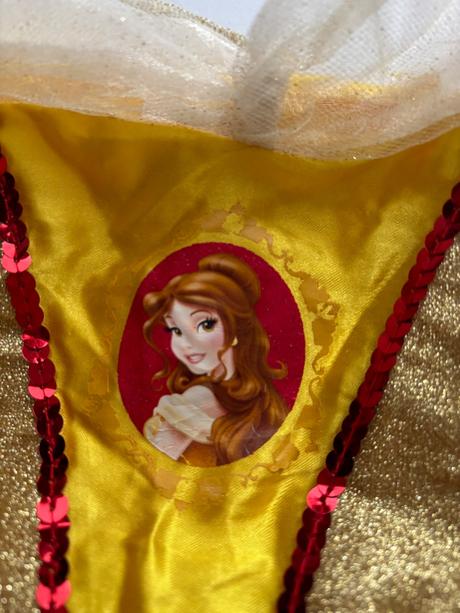 An26/ kostým kráska bell - v.5/6 let zn. disney, 