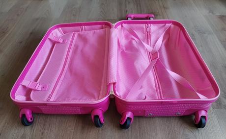 Dívčí cestovní kufr skořepinový, 