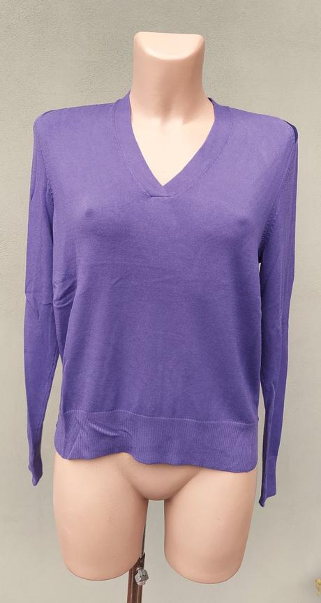 Kombinovaný tenký svetr olsen - vel.38, 38