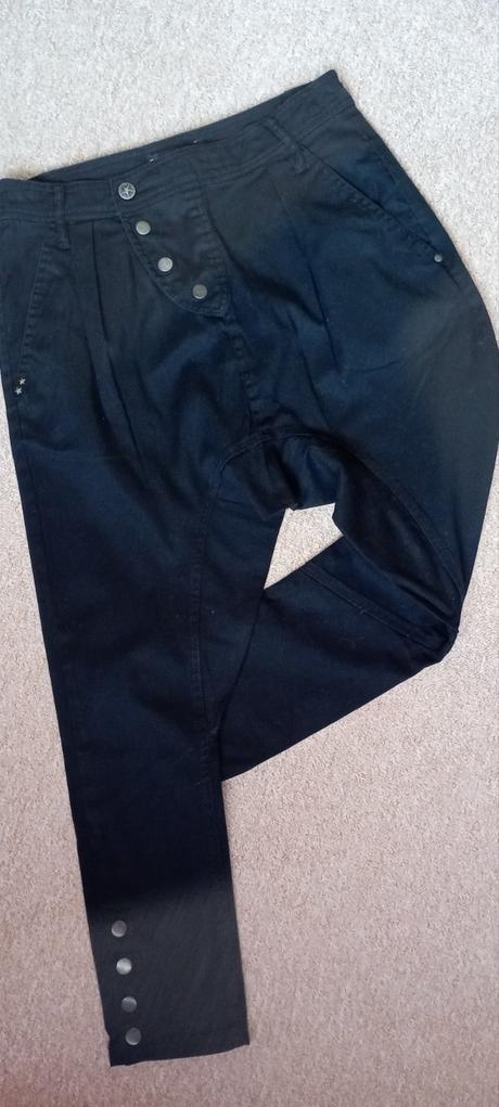 Černé baggy/nasrávačky zn."terranova" vel."xs", terranova,xs