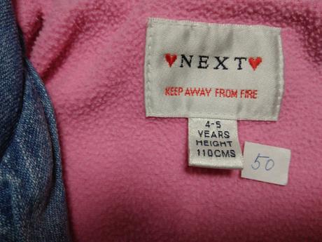 Riflové sako podšité fleesem, vel 110/116, next, next,110