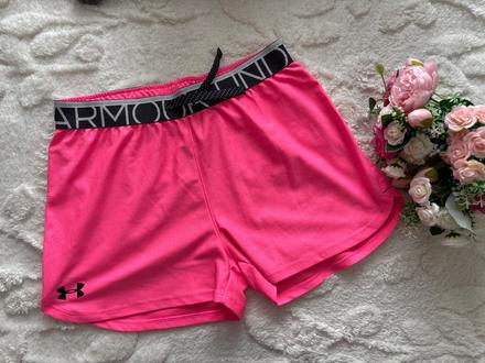 Kraťasy neonové zn. under armour - v.cca 11/12 let, under armour,152