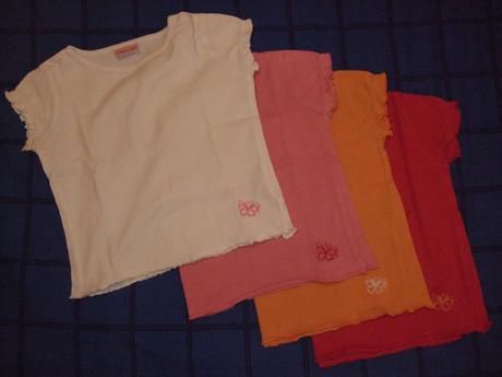 4 ks tričká - cena spolu, cherokee,80