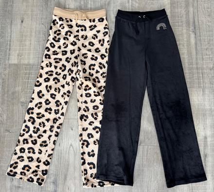 Velurové tepláky, h&m,128