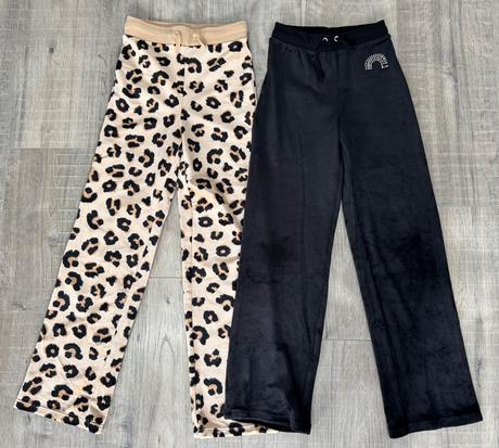 Velurové tepláky, h&m,128