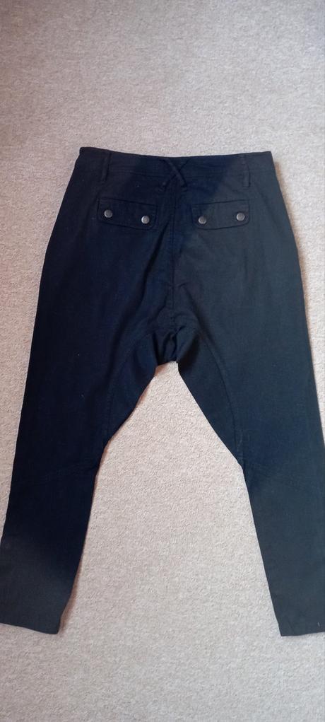 Černé baggy/nasrávačky zn."terranova" vel."xs", terranova,xs