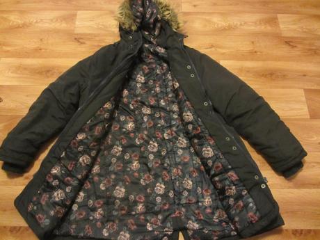 Tmavě modrá zimní bunda, takko,48