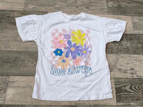 Triko kr.rukáv dívčí 116/122, 116