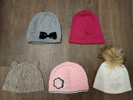 Dívčí čepice, pro obvod hlavičky 38-44 cm, 86