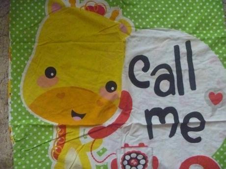 Povlak na peřinu s puntíky a kravičkou, šířka (cm): 85,délka (cm): 120