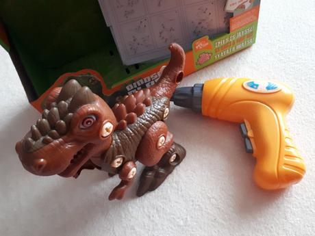 Dinosaurus šroubovací se šroubovákem na baterie,