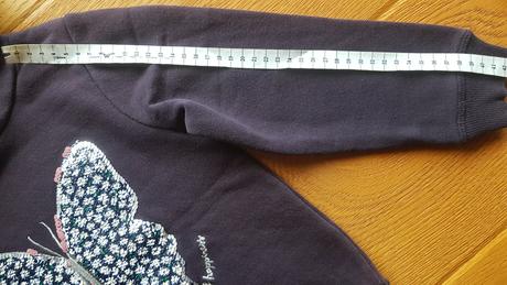 Mikina h&m 110-116 s preklapecim motylem, h&m,110