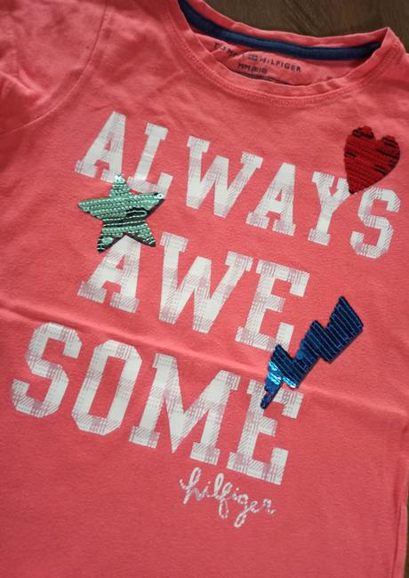 Bavlněné tričko hilfiger, tommy hilfiger,134