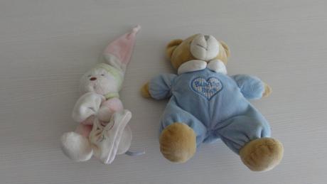 Plyšový medvídek s chrastítkem, 