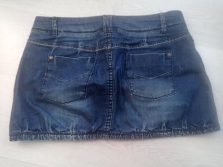Džínová minisukně 38,m, 38
