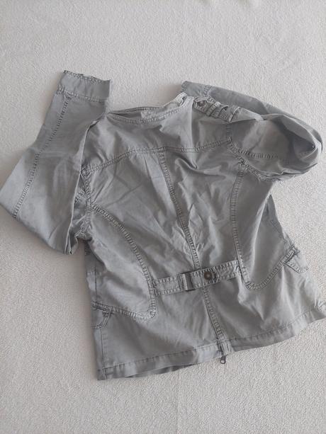 Plátěná bundička - sáčko, s