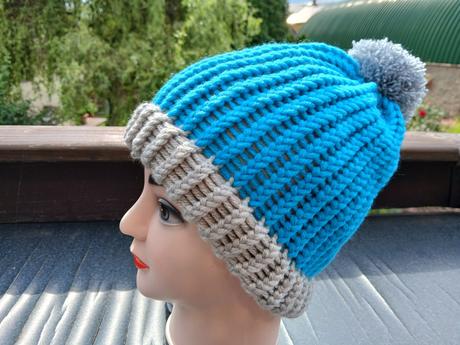 Pletený kulich dvojitý lem (různé barvy), 34 - xxxl