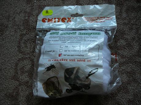 Síťka na autosedačku, emitex