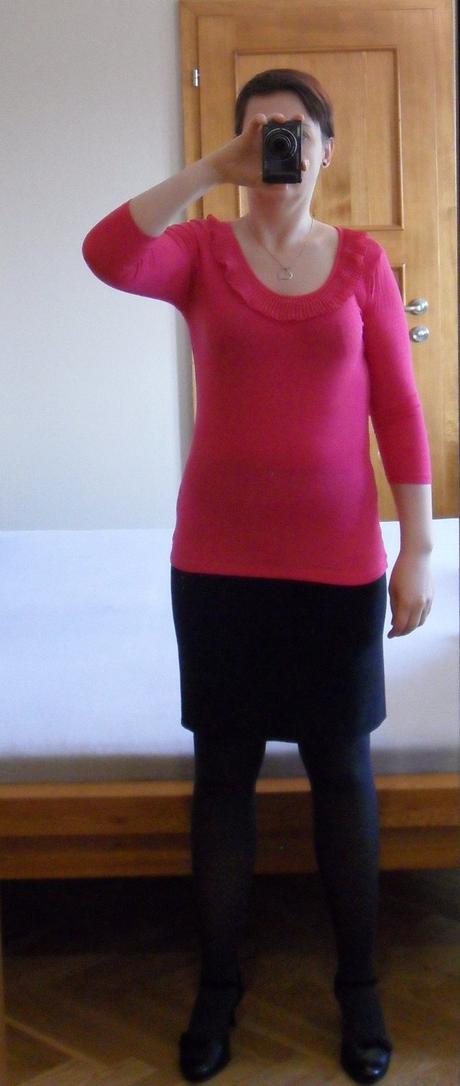 K16	dámské elegantní triko / svetr s 3/4 rukávy, h&m,s