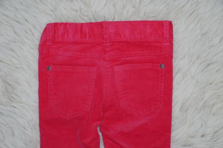 Ruzove uzke manzestrove kalhoty 98 karstadt, 98