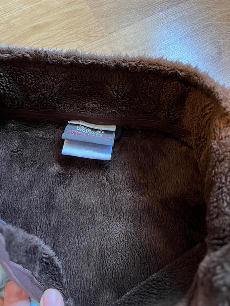 Softshellová bunda s kožíškem, jack wolfskin,l