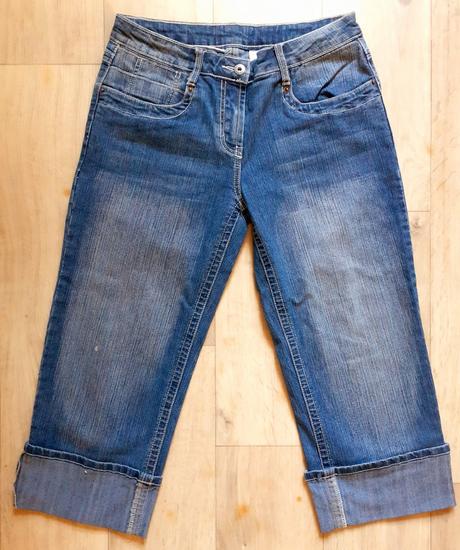 3/4 džínové kalhoty - vel. 38 - zn. ca, c&a,s