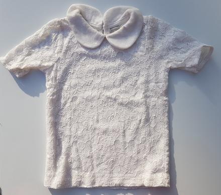 G32 dívčí krajkové triko s krátkým rukávem vel.110, tu,110