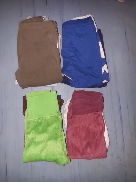 Dětské tepláky, vel. 86-92, 11 kusů, tchibo,92