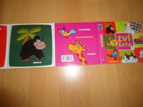 2 leporela čísla,zvířátka,