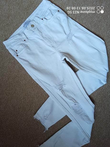 Rifle trhané zn."denim co " vel."38/m", denim co,38