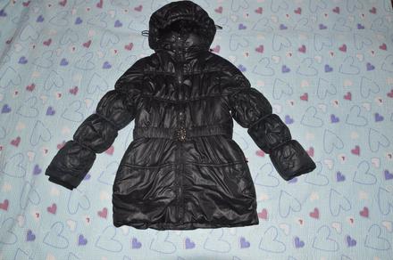 128 134 140 zimní bunda buřtíkatá, kabát, 134