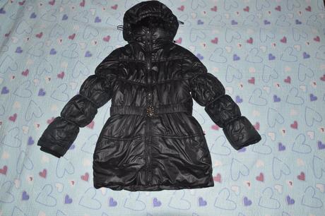 128 134 140 zimní bunda buřtíkatá, kabát, 134